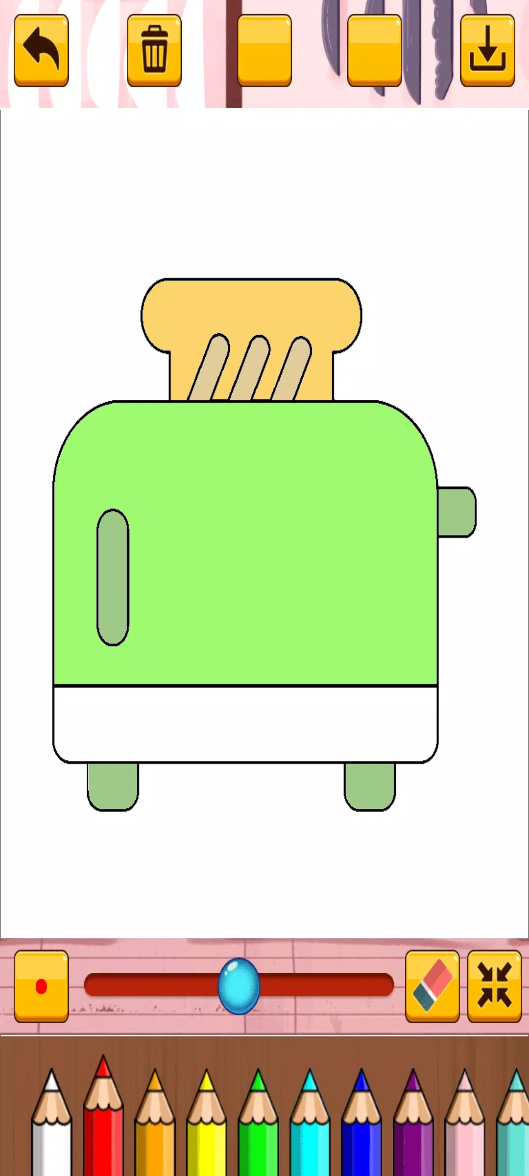 Coloring Kitchen Tools應用截圖第3張