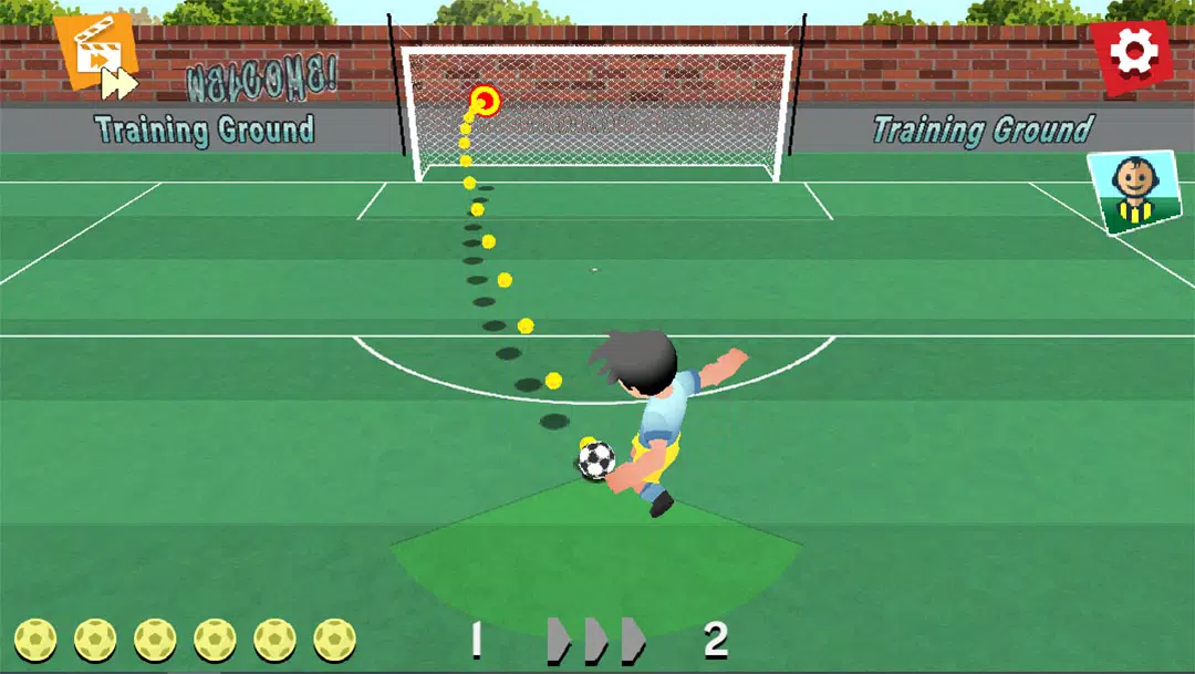 FreeKick Screamers - Football Ảnh chụp màn hình 1