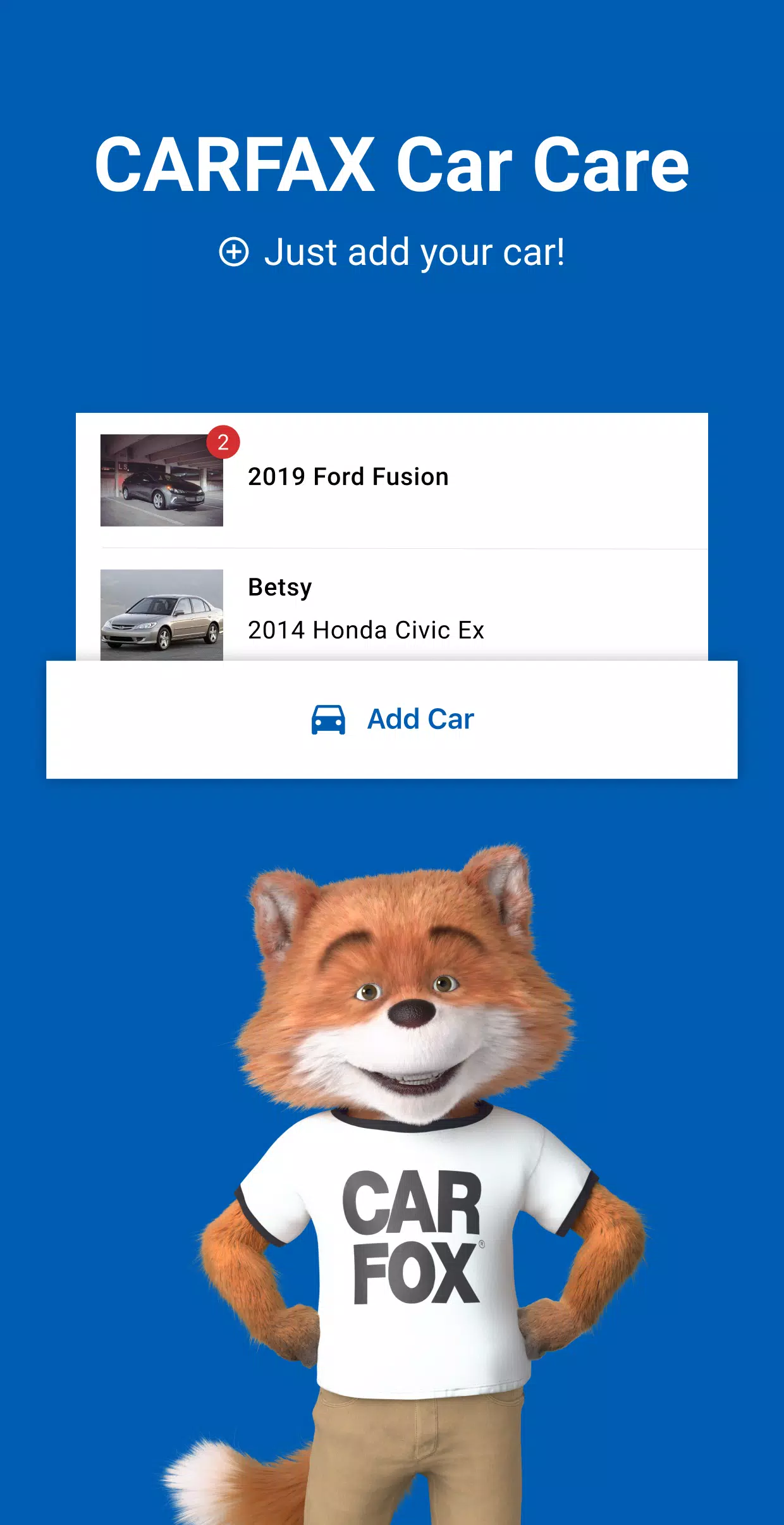 CARFAX Car Care App Ảnh chụp màn hình 0