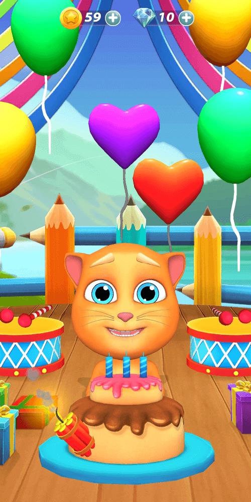 Virtual Pet Tommy - Cat Game Tangkapan skrin 0