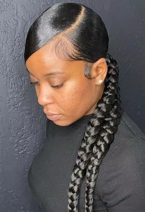 Schermata Sleek Braided Ponytail Styles 0