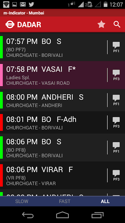 m-Indicator: Mumbai Local Tangkapan skrin 3