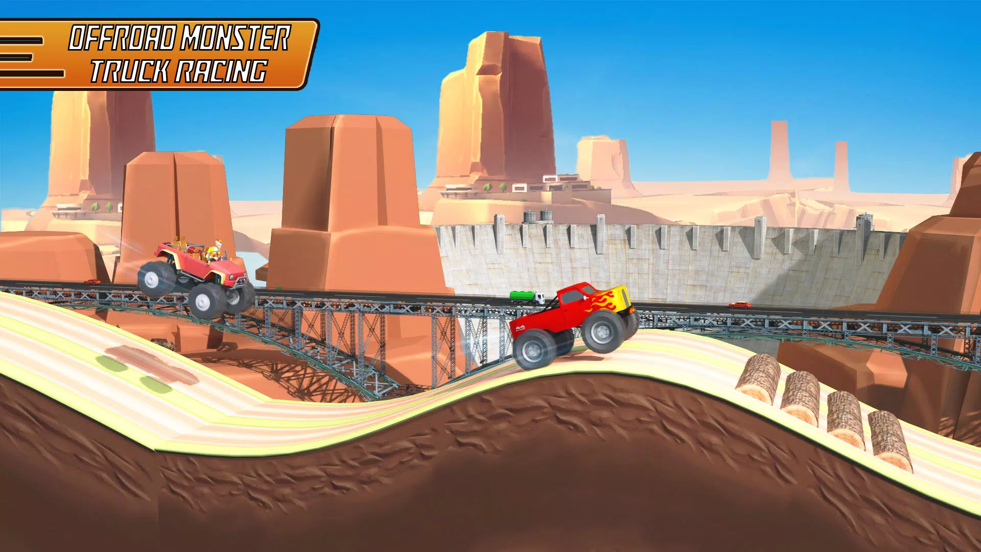 Uphill Racing - Hill Jump Game স্ক্রিনশট 0