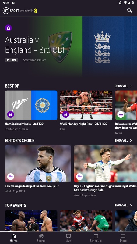 TNT Sports: News & Results ภาพหน้าจอ 0