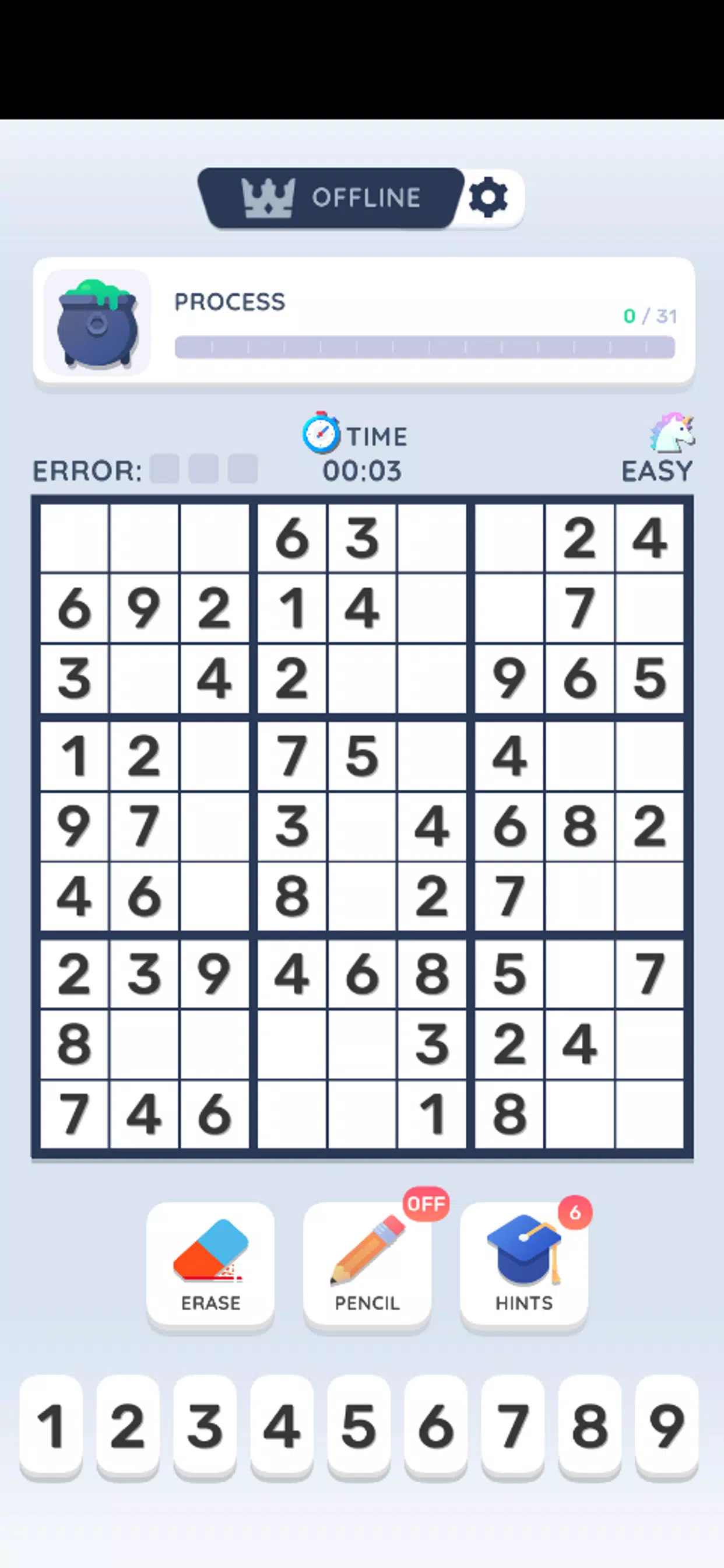 Sudoku Online ဖန်သားပြင်ဓာတ်ပုံ 1