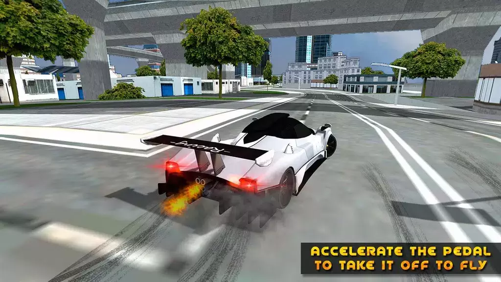 Flying Car Game driving Zrzut ekranu 3