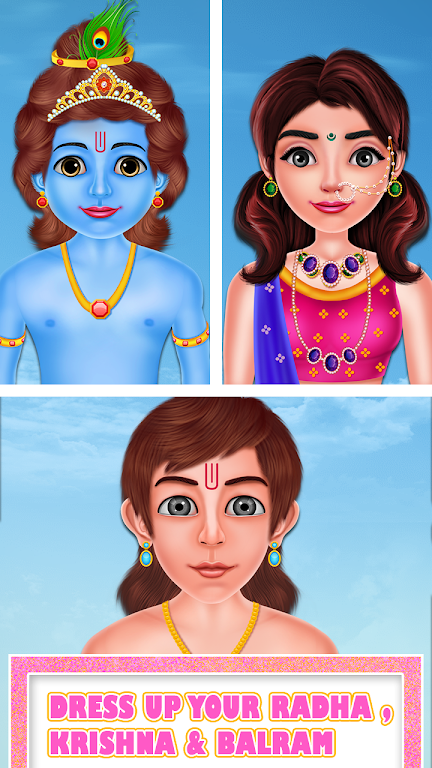 Cute Radha Fashion Makeover Screenshot 2