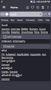 English Telugu Dictionary Mega Tangkapan skrin 1