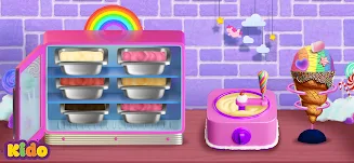 Ice Cream Making Game For Kids ภาพหน้าจอ 2