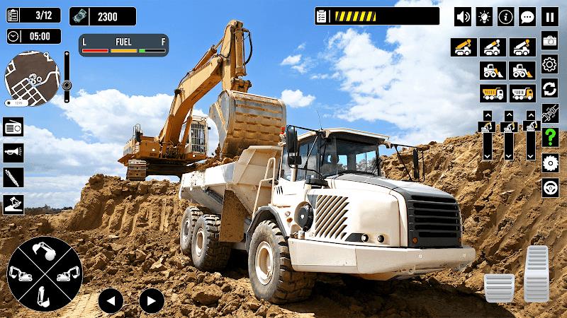 Construction Game: Truck Games Captura de pantalla 1