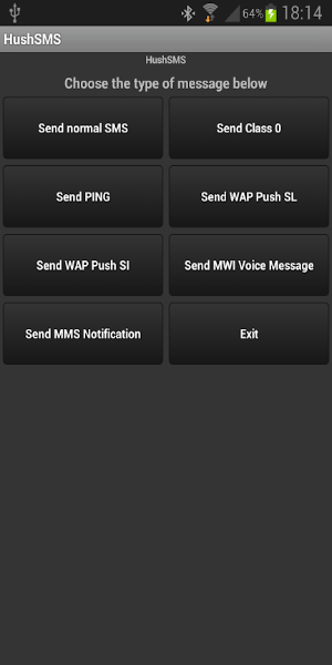 HushSMS Capture d'écran 1