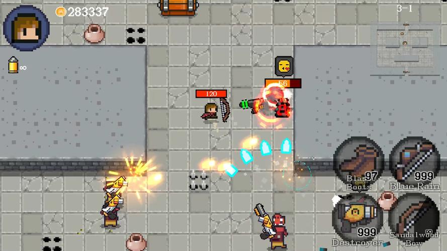 Tiny Warrior - Pixel Gun Ảnh chụp màn hình 3