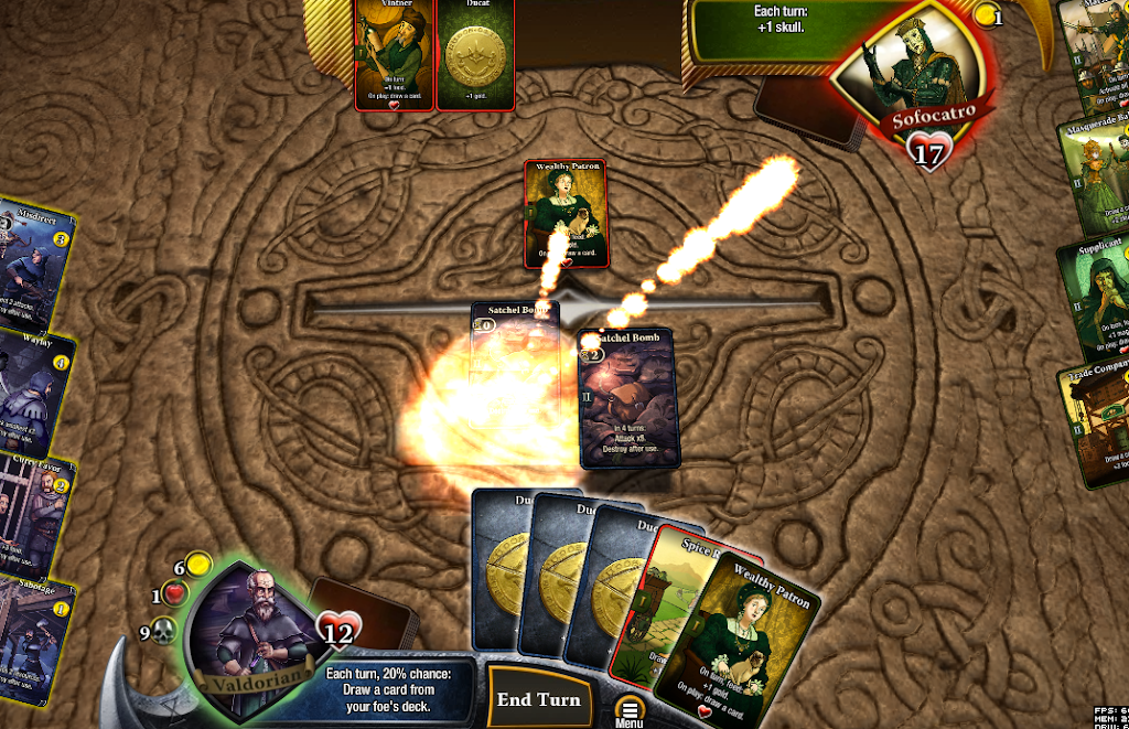 War of Omens Deck Builder Collectible Card Game 스크린샷 2