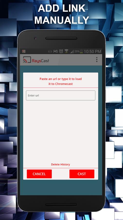 RaysCast For Chromecast Schermafbeelding 0