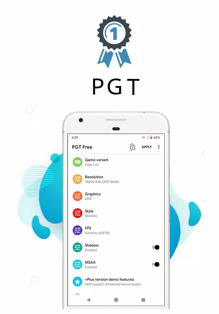 PGT: GFX, Launcher & Optimizer ဖန်သားပြင်ဓာတ်ပုံ 0