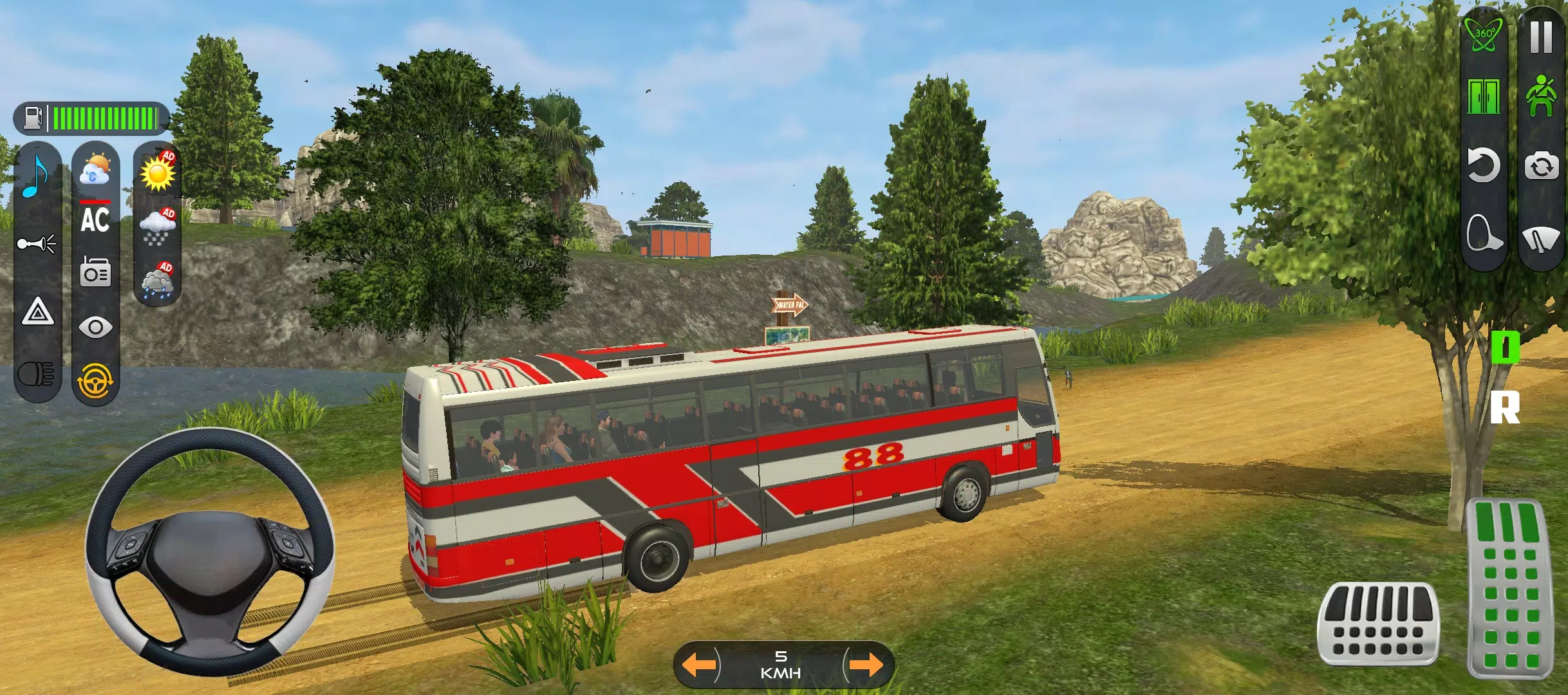 Offroad Bus: Coach Bus Driving Ekran Görüntüsü 2