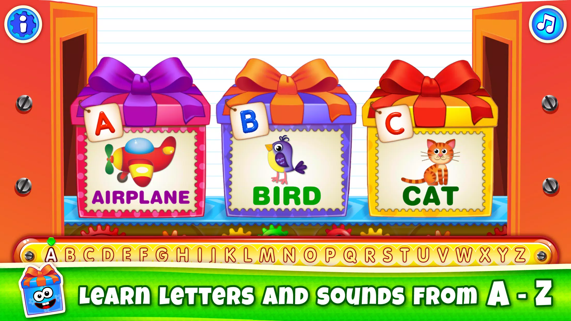 Bini ABC Kids Alphabet Games!應用截圖第0張