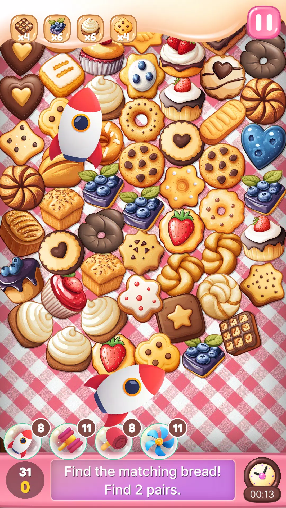 Match Puzzle 1+1 Bakery Schermafbeelding 2