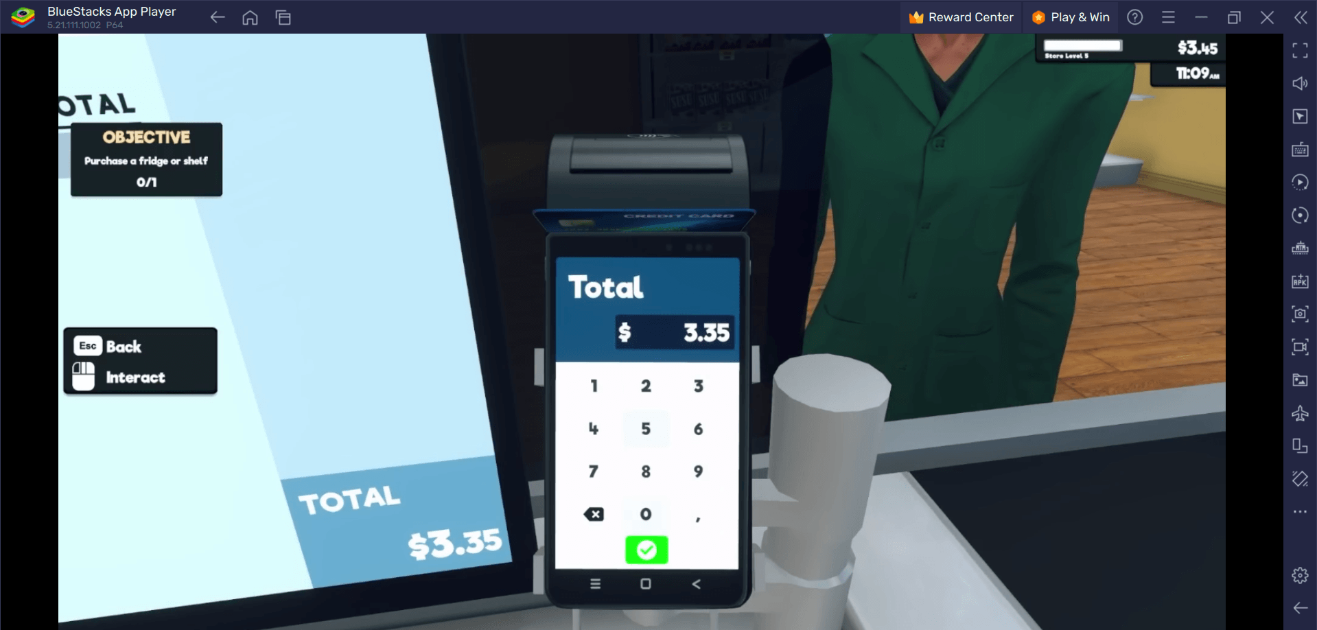 Supermarket Manager Simulator - Redeem Code Interface