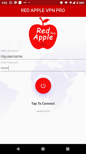 Red Apple VPN Pro ภาพหน้าจอ 0