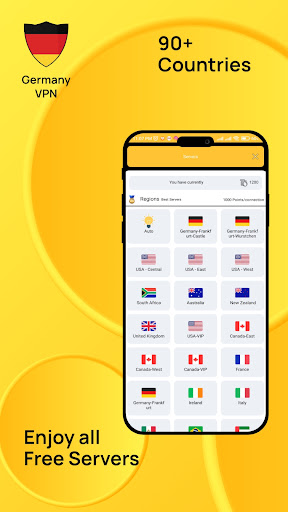 Germany VPN Get German IP Ảnh chụp màn hình 1