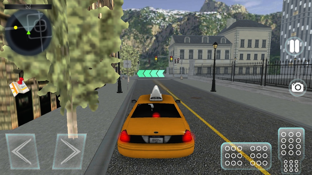 City Taxi Driver Sim Tangkapan skrin 0