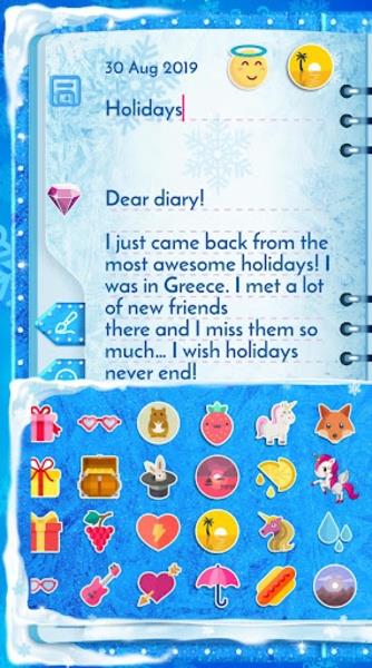 Winter Princess Diary Screenshot 3