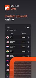 Cheetah VPN : Private & Safe Captura de pantalla 0