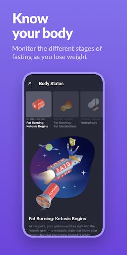 Simple: Fasting Timer & Meal Tracker Ảnh chụp màn hình 3
