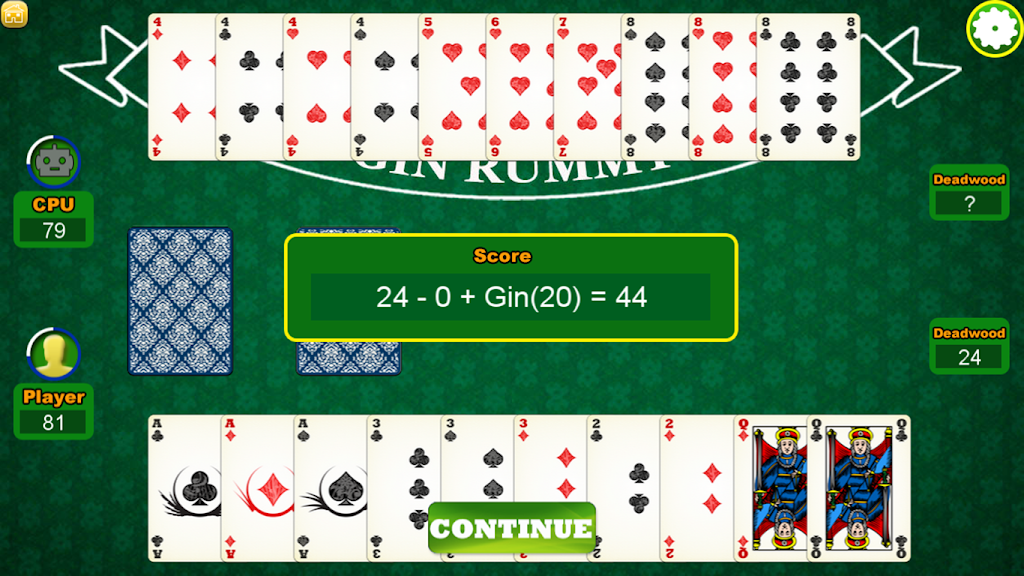 Schermata Gin Rummy Pabroton 2