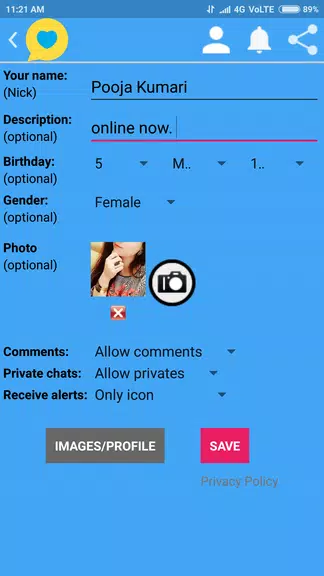 Indian Girls Chat স্ক্রিনশট 3
