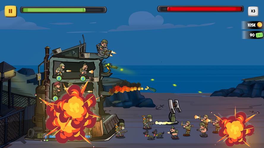 World War Army Defense: TD WW2 Screenshot 1