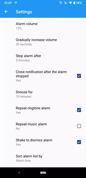 Sun Alarm Screenshot 2