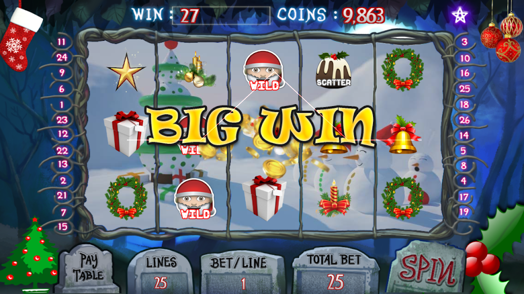 Christmas Jackpot : Real Casino Slot Master 777应用截图第3张