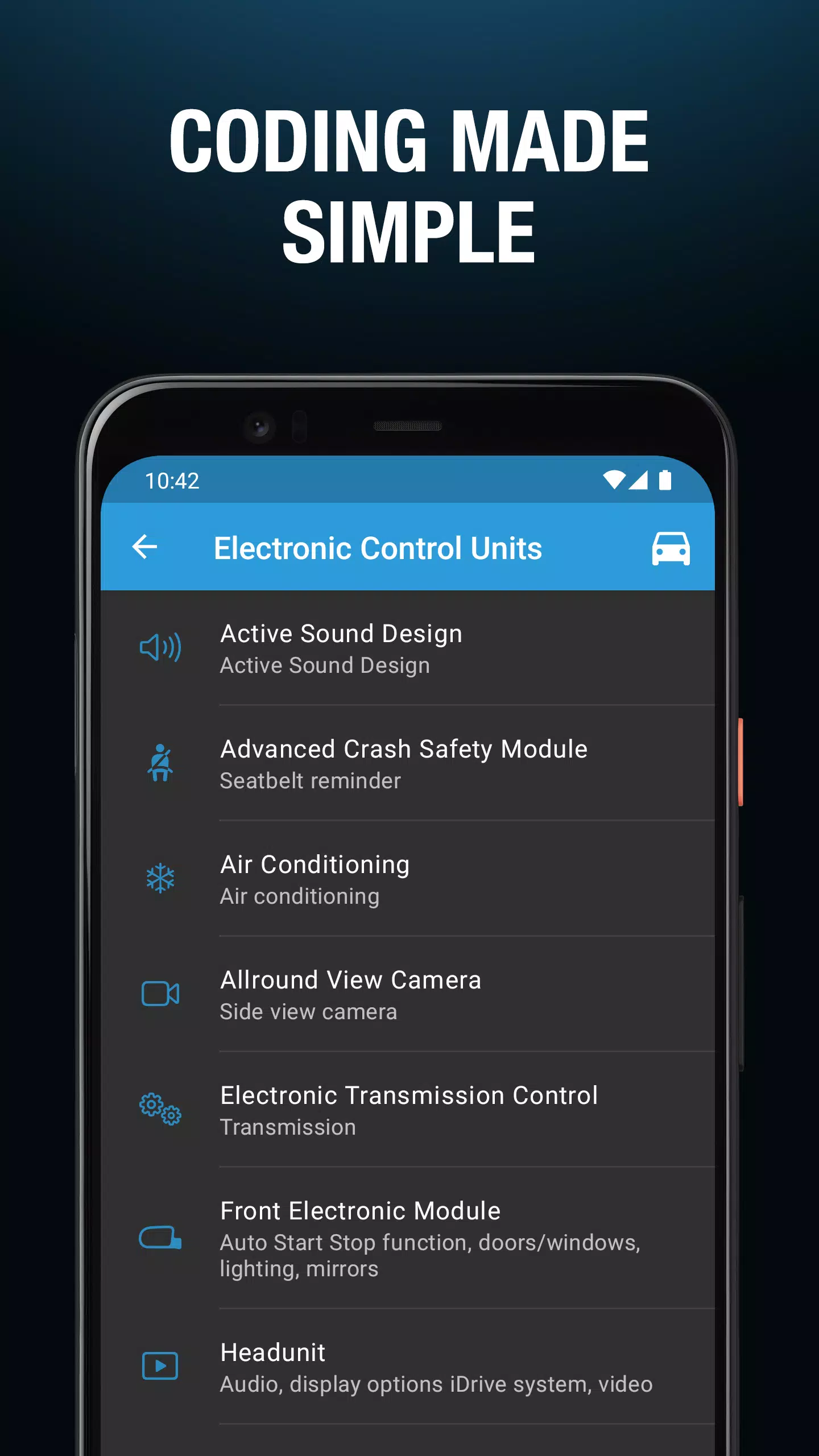BimmerCode ภาพหน้าจอ 0