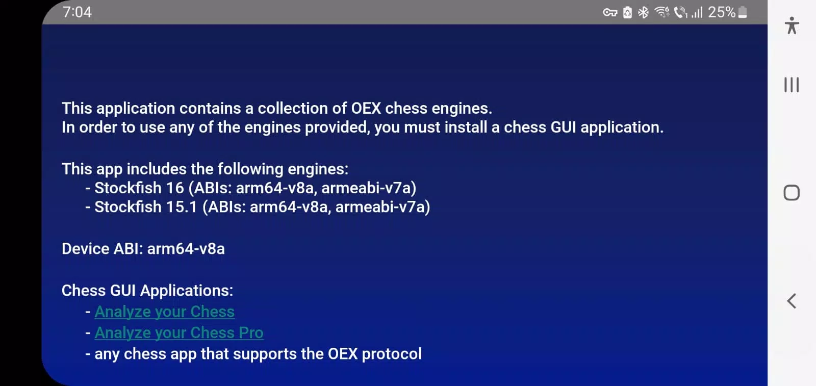 Chess Engines ဖန်သားပြင်ဓာတ်ပုံ 0