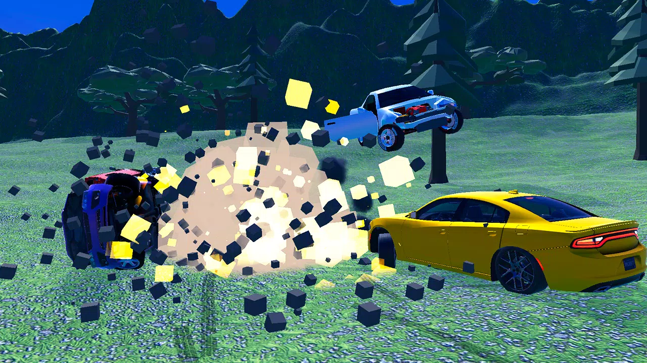 Real Car Collision Simulator Captura de tela 2