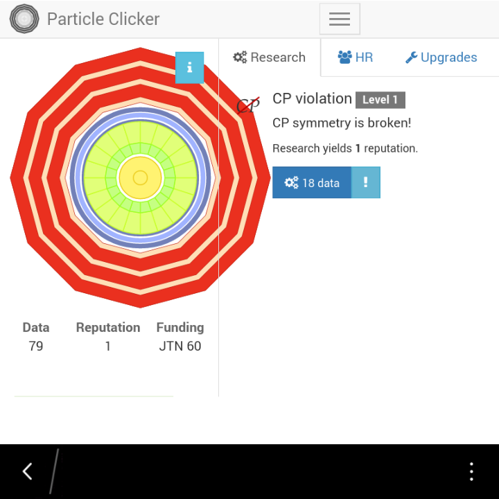 Schermata Particle Clicker 1