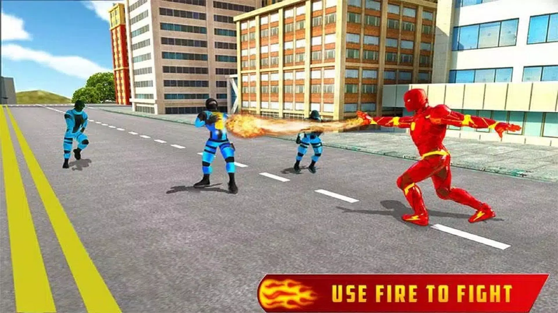 Fire Hero Robot Transform Game Screenshot 3