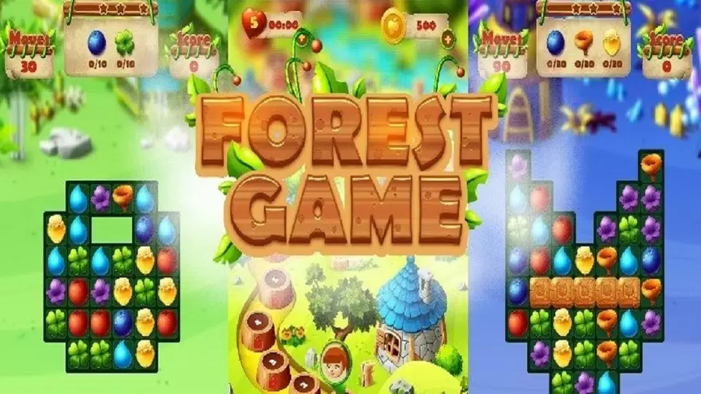 Fairy Forest - match 3 games Tangkapan skrin 3