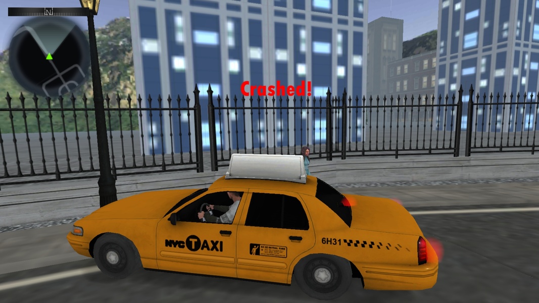 City Taxi Driver Sim Tangkapan skrin 2