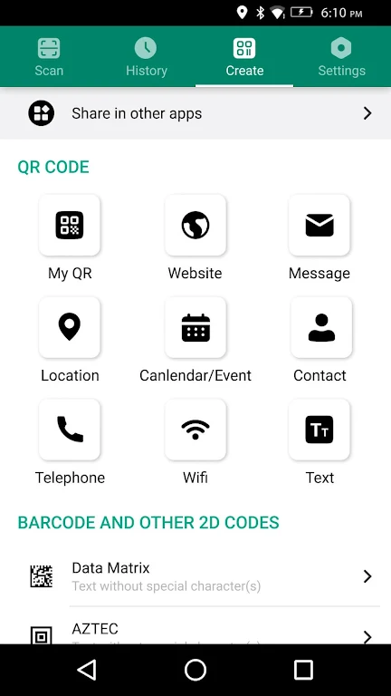 Barcode & QR code scanner应用截图第2张