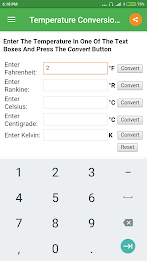 Temperature Converter Capture d'écran 0