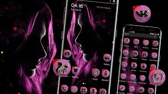 Dark Girl Launcher Theme应用截图第0张