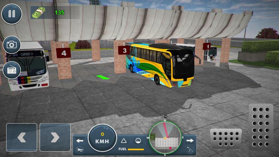 Motor Bus Simulator Coach Game Schermafbeelding 1