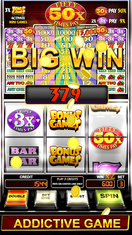 Triple Fifty Times Pay - Free Vegas Style Slots Tangkapan skrin 3