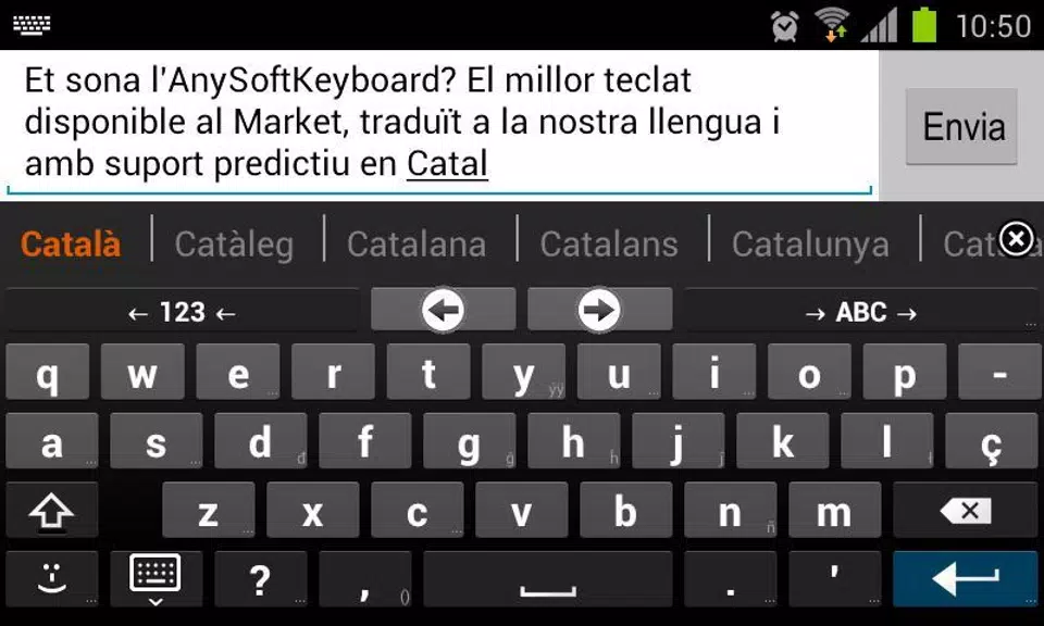Catalan for AnySoftKeyboard Ảnh chụp màn hình 1