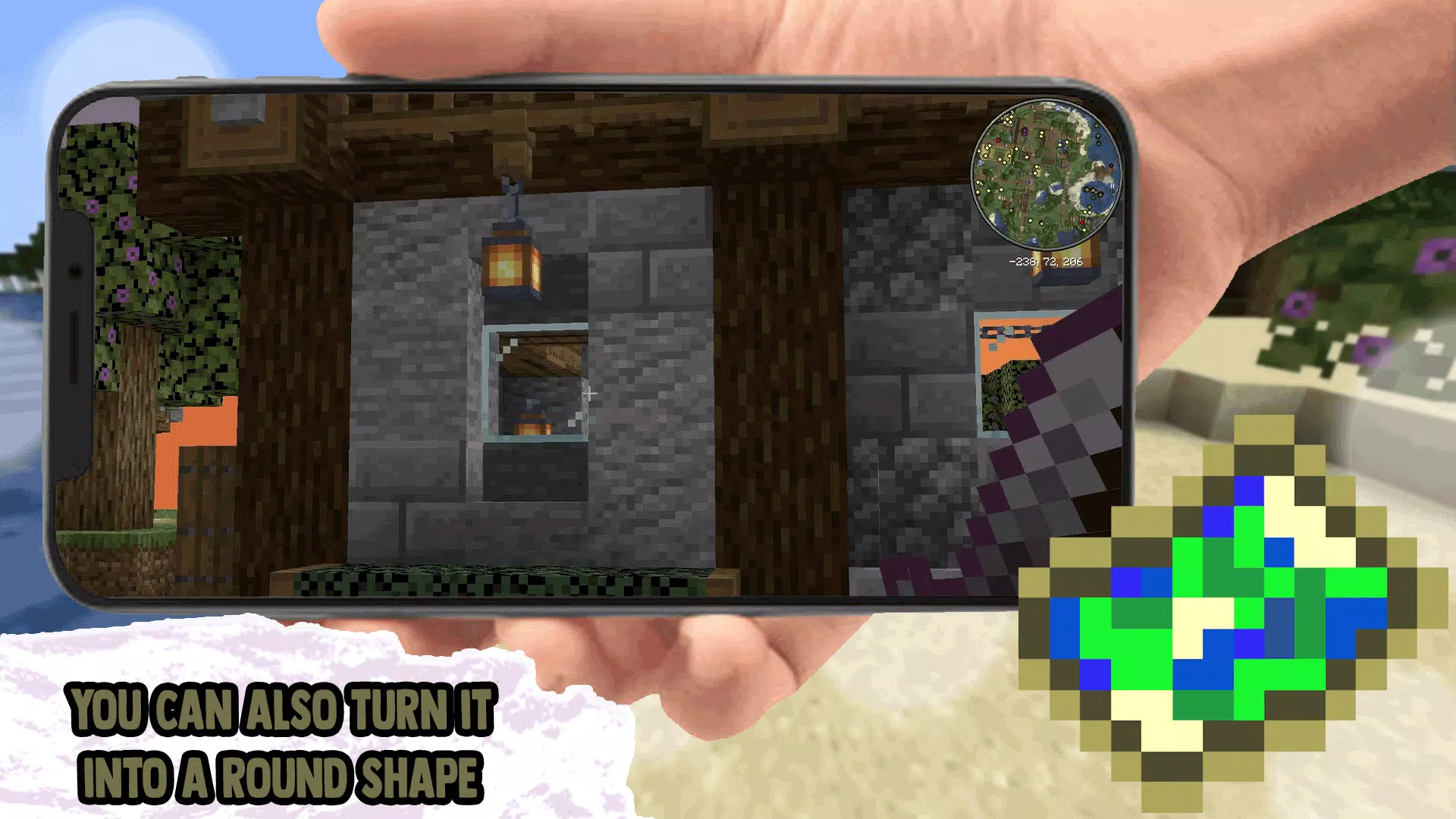 Minimap Mod Addons for MCPE स्क्रीनशॉट 1