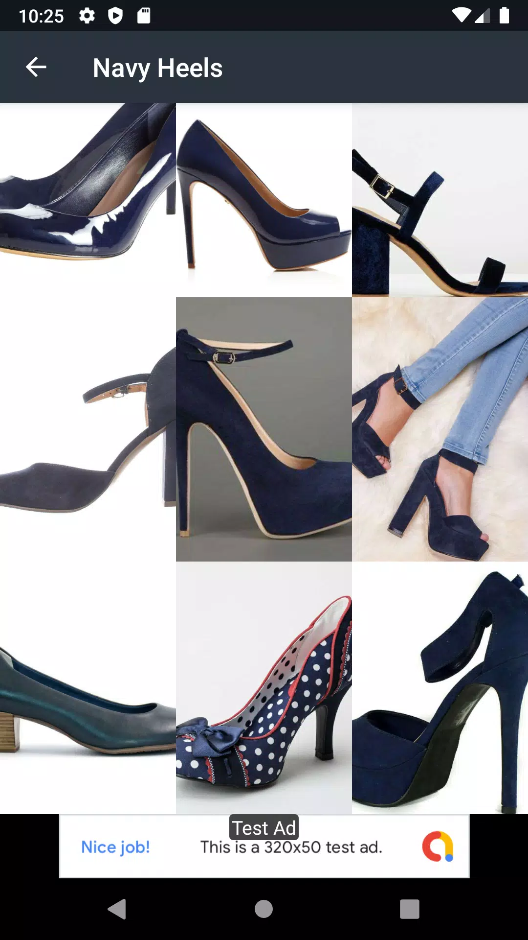 Navy Heels Ideas ဖန်သားပြင်ဓာတ်ပုံ 1