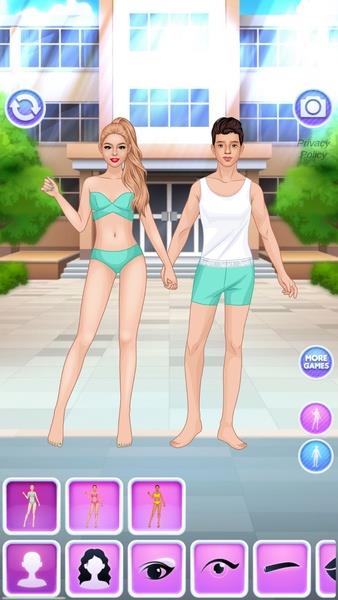 College Girl & Boy Makeover Screenshot 0